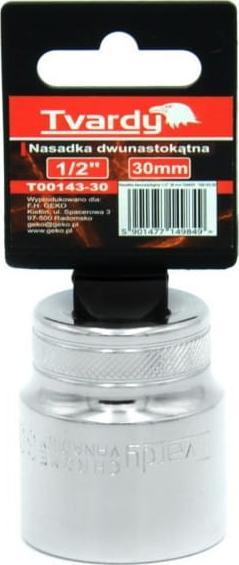 Kokë çelësi TVARDY, 1/2", 30 mm, dymbëdhjetëshe