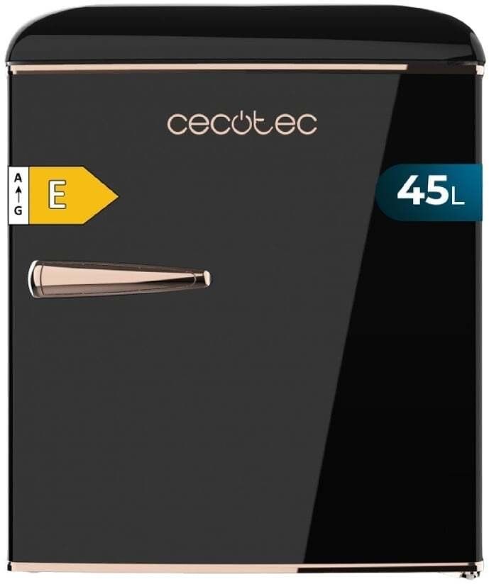 Mini frigorifer Cecotec Bolero CoolMarket TT Origin 45, 45L, klasa energjetike E, i zi