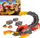Set lojërash Monster Jam El Toro Loco Venom Velocity Scorpion, me rampa, me 2 kamionë die cast, shumëngjyrësh