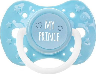 Biberon Cuponi Infant Prince, silikon, 0m+, blu