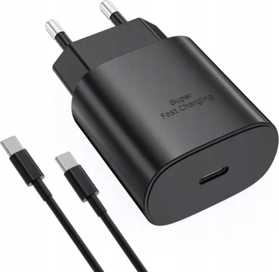 Karikues USB-C Samsung origjinal 25W, Power Delivery 3.0, me kabllo, i zi