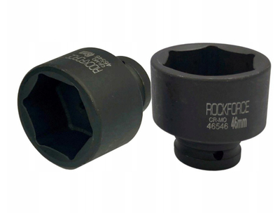 Kokë çelësi goditës Rockforce 3/4", 43mm, 6-këndor, çelik Cr-Mo
