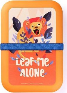 Kuti dreke Tropical Teens Leaf Me Alone, 21 x 14 cm, polipropilen, portokalli