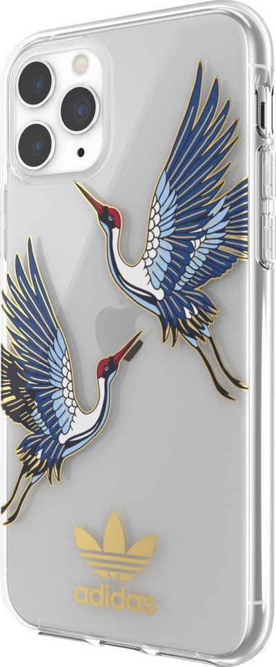 Mbrojtëse Adidas për iPhone 11 Pro, transparente me motive