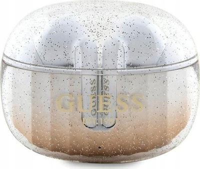 Kufje TWS Guess Glitter Gradient GUTWSHDGKEED, Bluetooth 5.3, IPX4, ngjyrë gold