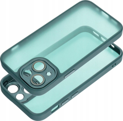 Futrollë Variete për iPhone 13 Mini, plastike TPU, me mbrojtje kamere, jeshile e errët