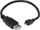 Adaptor OTG VIVANCO 45298 USB 2.0, micro USB-B në USB-A, 15cm, i zi