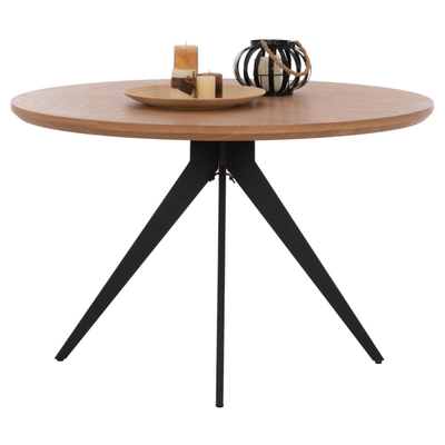 Tavolinë ngrënieje MANDY, MDF + finier, 140×80×75 cm (HM9302.01)
