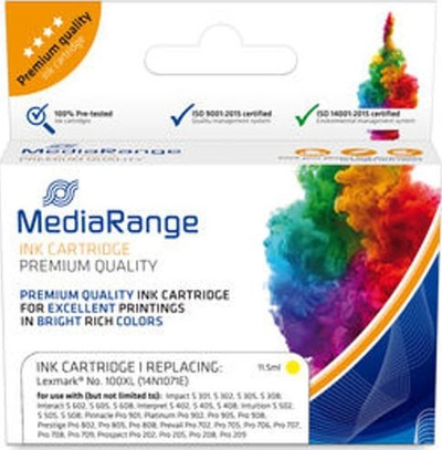 Kartrixh boje MediaRange MRLX100YXL, i verdhë, kompatibël