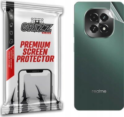 Folje mbrojtëse Grizz SatinSkin për Realme C63 5G, mbrapa, transparente