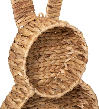 Raf muri Atmosphera Little Rabbit, 2 kate, 44x30x53cm, ngjyrë natyrale