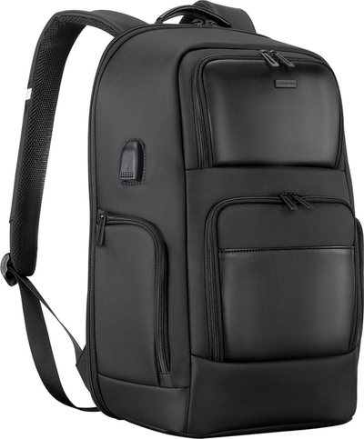 Çantë shpine Modecom Creative 15, 15.6", port USB, e zezë