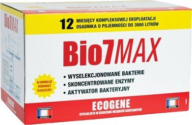 Trajtim për gropa septike Ecogène Bio 7 All Water, 12 doza, vjetor