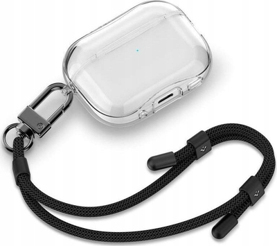 Rrip dore për telefon Spigen Wrist Strap ConTag, elastik, me karabinë metalike, i zi