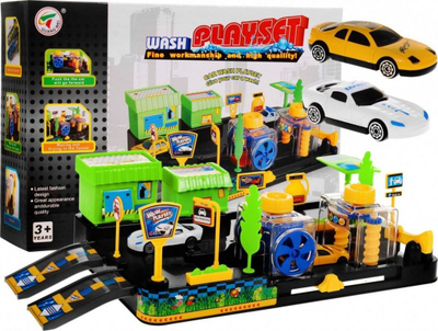 Set loje lavazh makinash Guang Wei Wash Playset, 2 makina lodër, +3 vjeç, shumëngjyrësh
