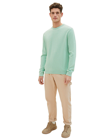Bluzë për meshkuj Tom Tailor Regular Fit, e gjelbër