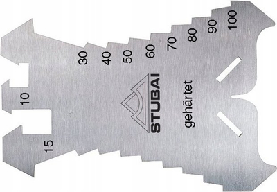 Shabllon shënjimi Stubai 278601, çelik, 140 x 100 mm, argjendtë