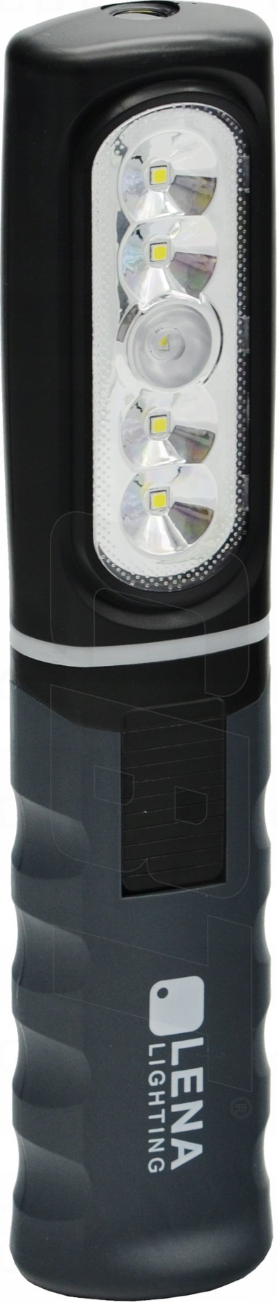 Dritë pune Lena Lighting Pelican Evo LED, 3.7V 4400mAh, 5W, gri me të zezë
