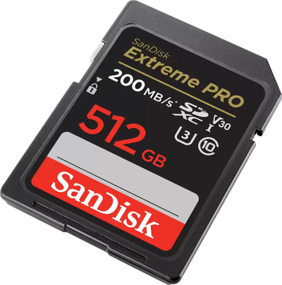 Kартичка меморија SanDisk Extreme PRO SDXC, 512GB, Class 10 UHS I U3 V30