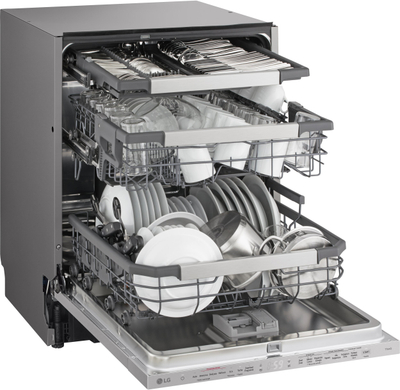 Lavastovilje e integruar LG DB597TXS, 60cm, 14 sete, inox