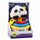 Lodër sensoriale LEAN TOYS Panda Tumbler, unaza piramidë, zile dhe kafshues, shumëngjyrëshe