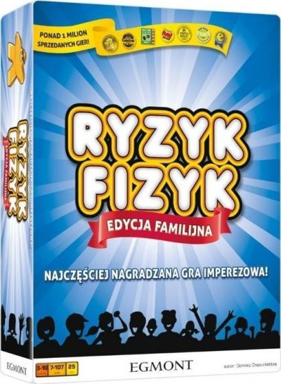 Lojë shoqërore Egmont Ryzyk Fizyk Family, familjare, 3 10 lojtarë, shumëngjyrëshe