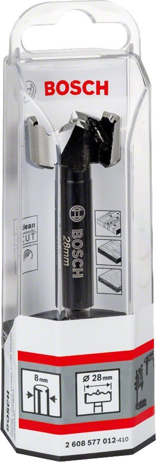 Freza druri Bosch 2608577012 Forstner, 28mm, për hapje të sakta
