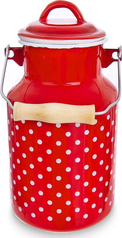 Kovë qumështi Orion Milk Can Dot, 2L, metal, me kapak