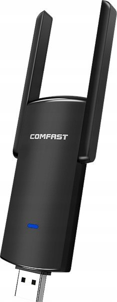Адаптер Вифај УСБ без марка, 1300Mbps, опсег 2.4GHz и 5GHz, црн