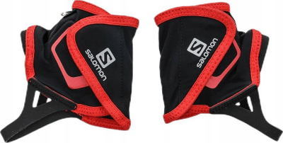 Stuptuta Salomon Trail Gaiters High, për vrapim trail, madhësia M, të zeza