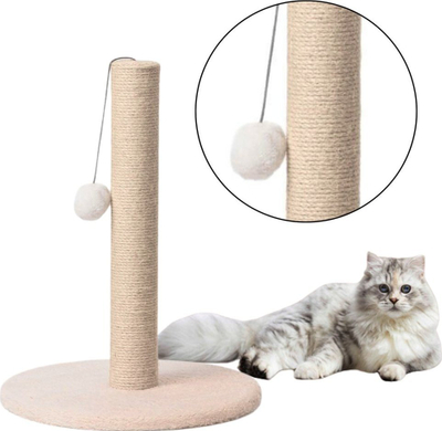 Постамент за гребење за мачки Cat Scratcher Tower, 40 x 30 cm, беж