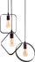 Llambadar Beliani Pendant Lamp Vomano, 3 llamba, metal, i zi