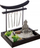 Dekor Buda ZEN Garden, figurë me zile, 15 x 12 x 16.5 cm, i zi