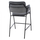 Stol velvet + metal 54×58×95 cm (HM8735.01), gri