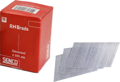 Gozhdë për stapler Senco RH Brad, 1.6 mm, 64 mm, të galvanizuara, 2000 copë