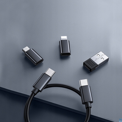 Set kabllosh udhëtimi Mcdodo 9 në 1, USB C 60W, me kuti, i zi