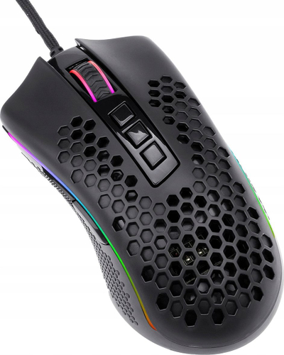 Maus lojrash Redragon Storm M808 RGB, 12400 DPI, me kabllo, i zi