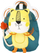 Çantë shpine Starpak 3D Plush TIGER, për fëmijë, e portokalltë