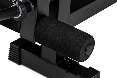 Stol multifunksional për palestër VirtuFit Deluxe Bench, shpinore e rregullueshme, dizajn i vogël, i zi