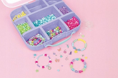Сет за изработка на алки MIR Creator Bead Studio, над 30 алки, виолетова