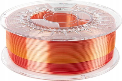 Filament 3D Spectrum 81017, PLA Silk Rainbow 1.75mm, 1kg, Fire Red