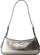 Çantë shpatulle Calvin Klein Metallic Small Shoulder Bag, e vogël, ngjyrë gri metalike