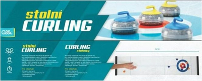 Loja tavoline Curling, set me tabela dhe gurë, shumëngjyrëshe