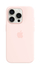 Маска Apple за iPhone 15 Pro Silicone Case со MagSafe, Light Pink