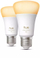 Llambë inteligjente Philips Hue White Ambiance E27, 6W 810 lm, set 2 copë