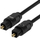 Kabllo optike audio Mozos KO-1 Toslink, 1.8m, e zezë
