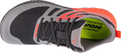 Atlete trail running Inov-8 Trailfly PF Pro, për meshkuj, G-GRIP Graphene, e zezë kuqe gri