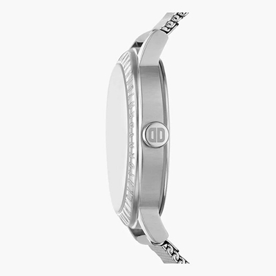 Orë dore DKNY Soho NY6687, ngjyrë argjendi