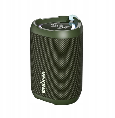 Kaltoparlant portativ W-KING D110, 15W, Bluetooth 5.3, i gjelbër