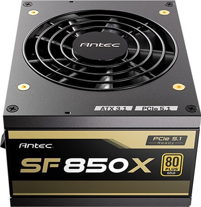 Напојување Antec SF850X EC, 850W, 80 Plus Gold, SFX, црно